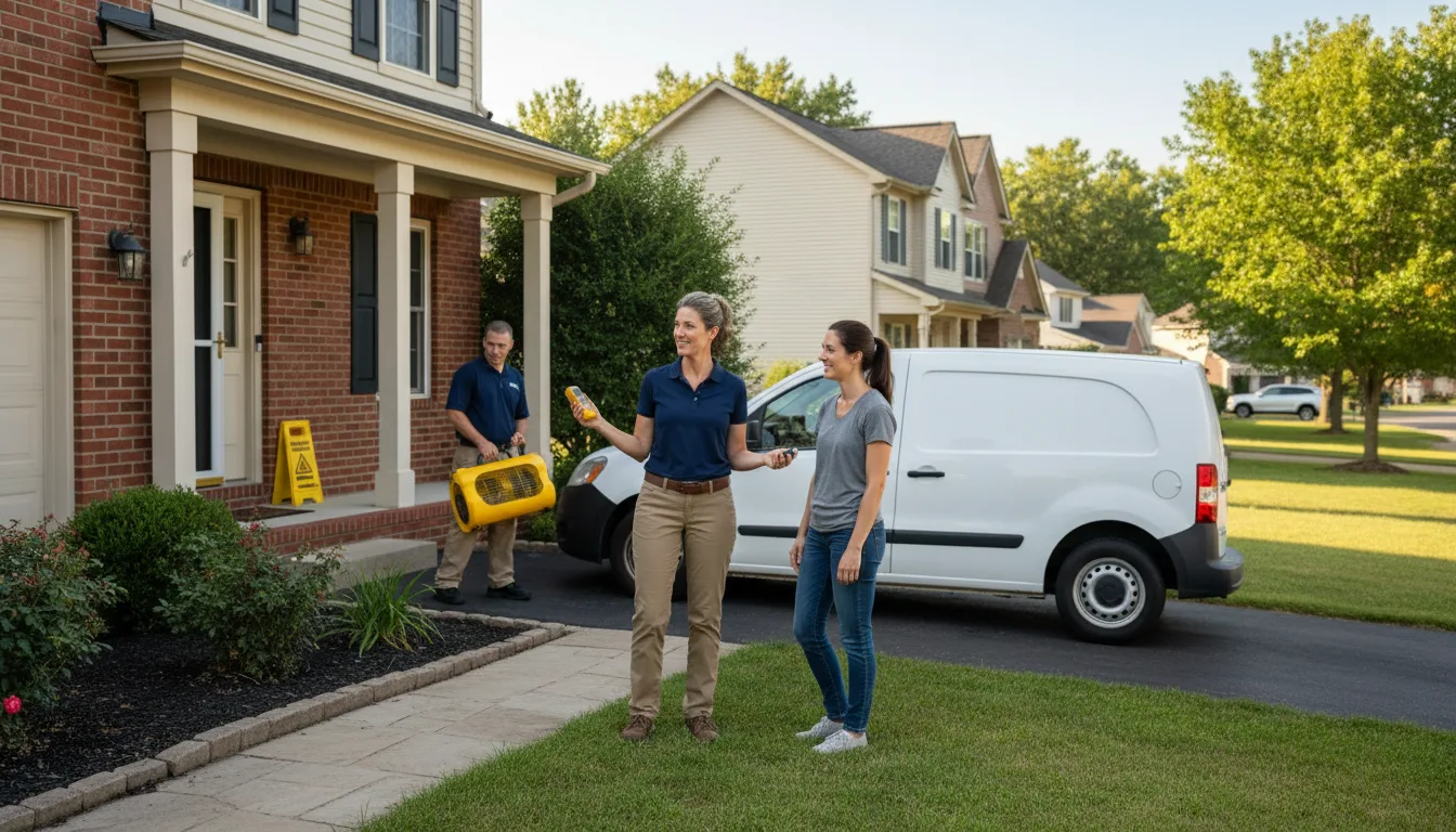 Water restoration image for Dehumidification And Cleanup Services in Thornton, AR